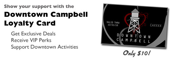Downtown Campbell Loyalty Card