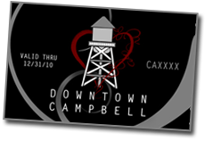 Downtown Campbell Loyalty Card