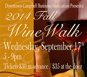 2014 Downtown Campbell Fall Wine Walk