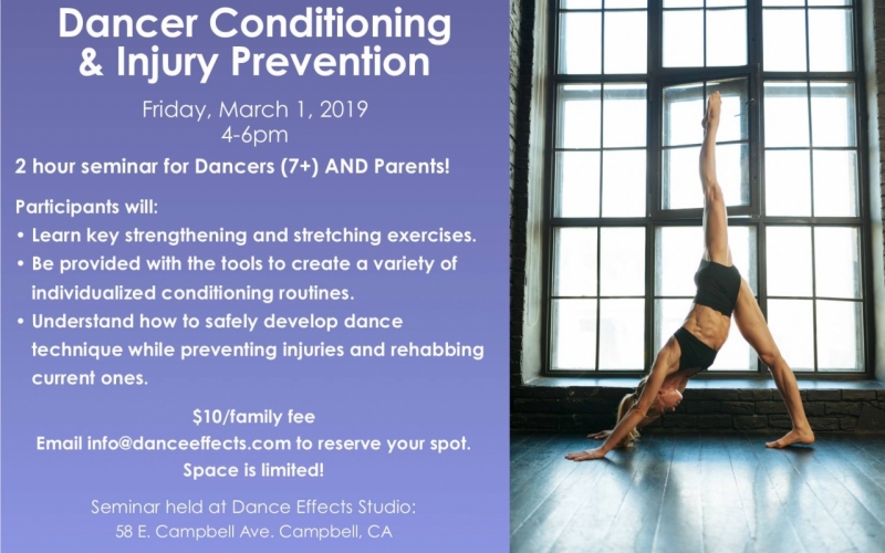 Dancer Conditioning & Injury Prevention Seminar Downtown Campbell