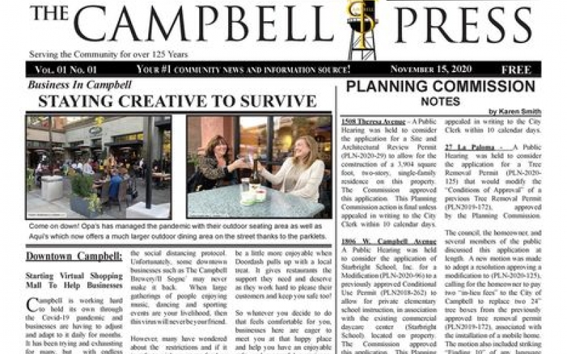 The Campbell Press is Back Downtown Campbell