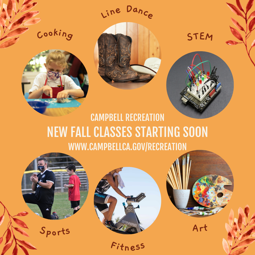 November Campbell Recreation Classes & Camps Downtown Campbell