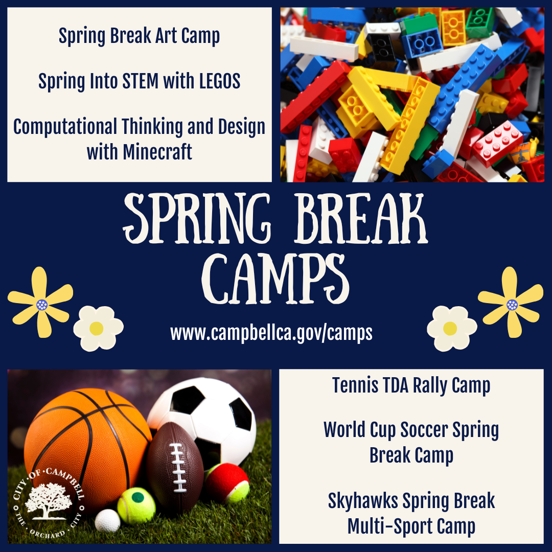 Spring Break Camps Register today! Downtown Campbell